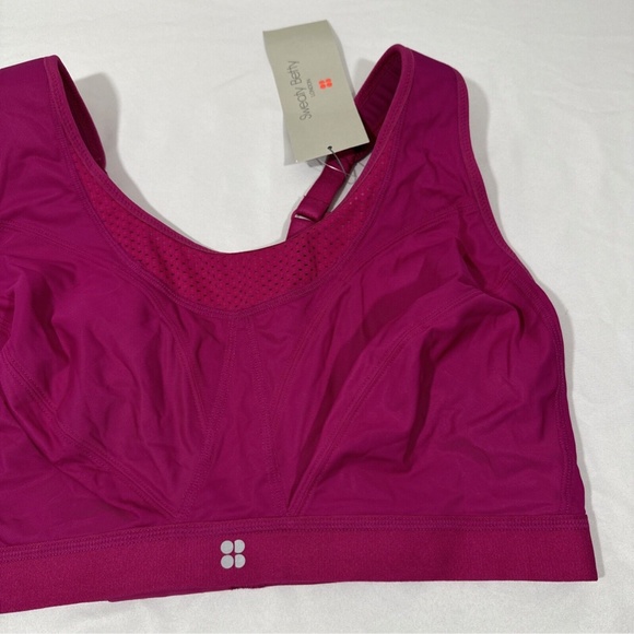 NWT $68‎ Sweaty Betty [ 38DD ] Ultra Running Sports Bra in Phlox Pink - Picture 4 of 11